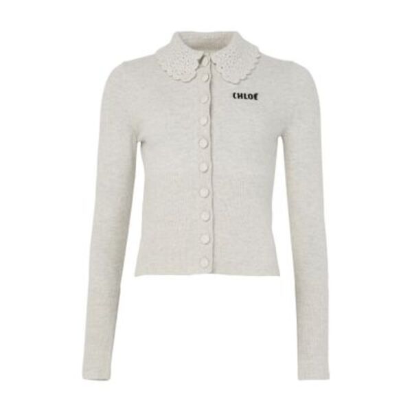  Chloe Cardigan Ajusté à Logo 