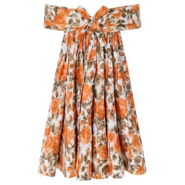  Chloe Mini Robe à Imprimé Babydoll 