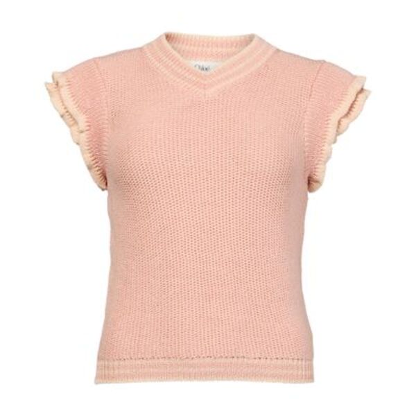  Chloe Pull En Maille De Laine Ruchée 