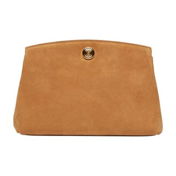  Liffner Grande Pochette Pushlock En Daim 