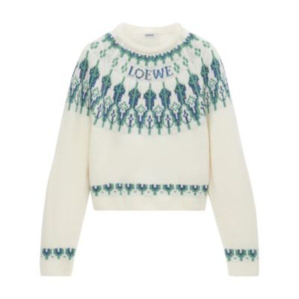  Loewe Pull Col Rond En Laine Mélangée 