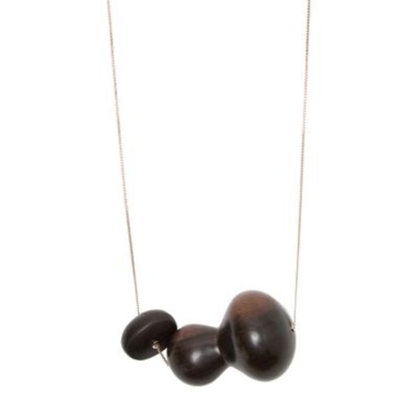  Max Mara Collier Long Avec Pendentif En ébène 