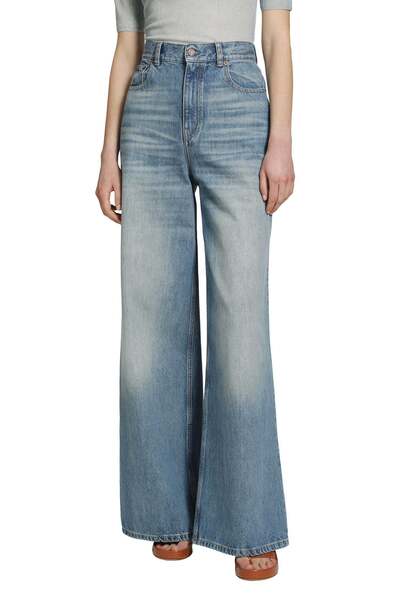  High-rise Wide Leg Jeans 