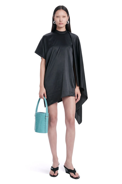  Zero Waste Draped Mini Dress 