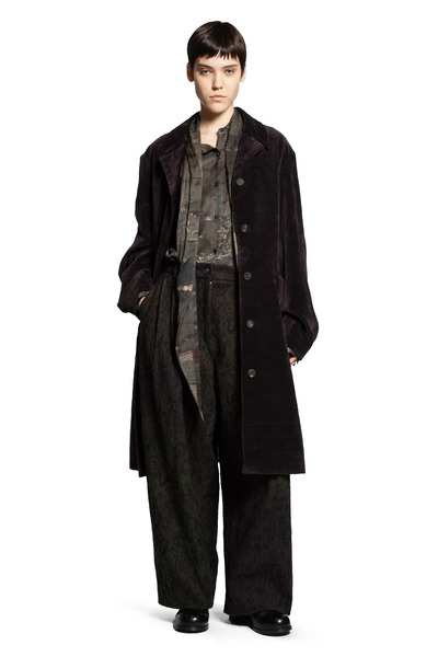  Spread Collar Long Coat 
