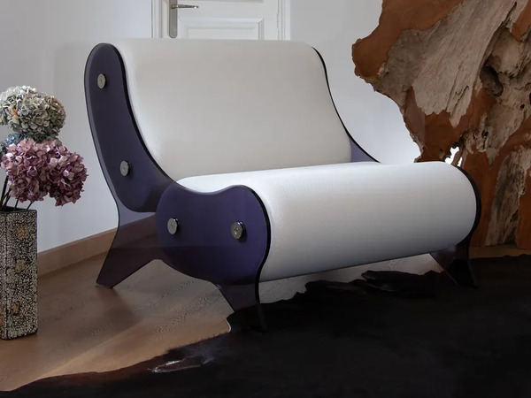  Kuumo Mw06 Armchair In Grey Pmma 