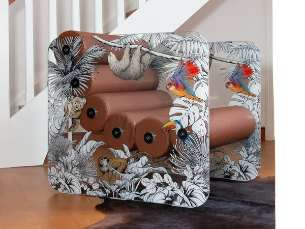  Kuumo Mw02 Jungle Armchair In Glass 