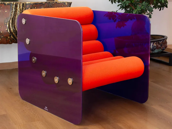 Kuumo Mw02 Pop Armchair In Glass 