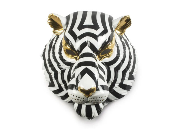 Lladrò Tiger Mask (black And Gold) 