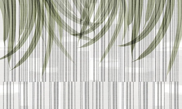  N.o.w. Edizioni Textile  / Strip Eucalyptus 