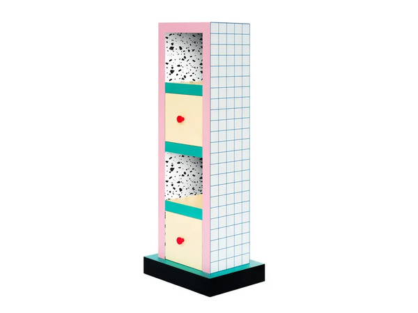  Seletti Supertower Blue Grid 