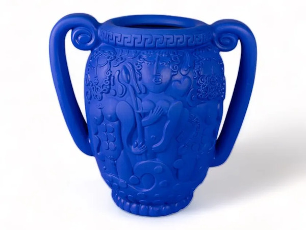  Seletti Terracotta Amphora Blue 