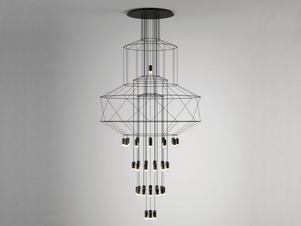  Vibia Wireflow Chandelier 0374 