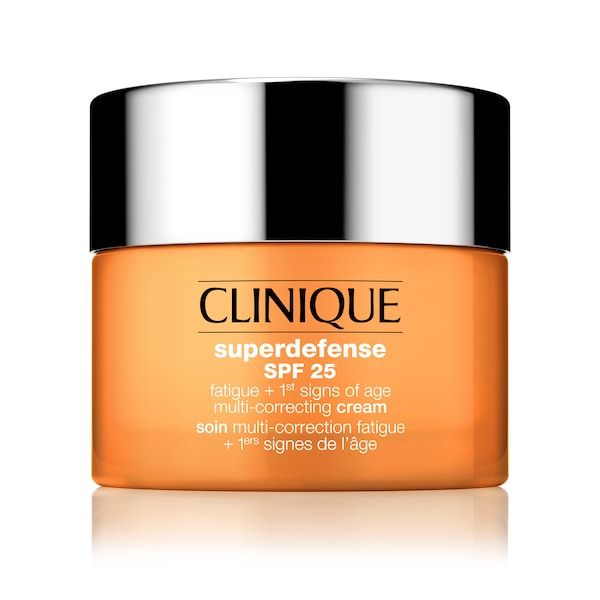  Clinique Superdefense Crème Multi Correction Spf 25 Large Spectre Fatigue + 1ers Signes De L'âge Pour Peaux Grasses 