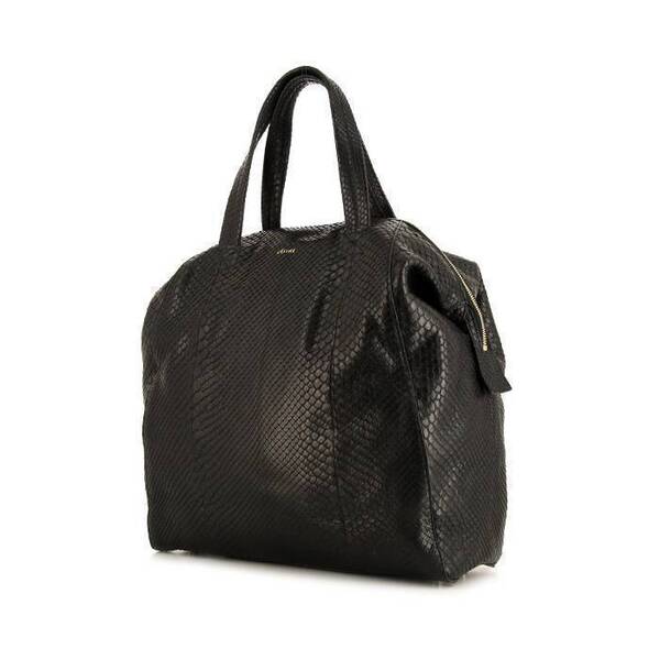  Celine Sac Cabas Celine En Python Noir 