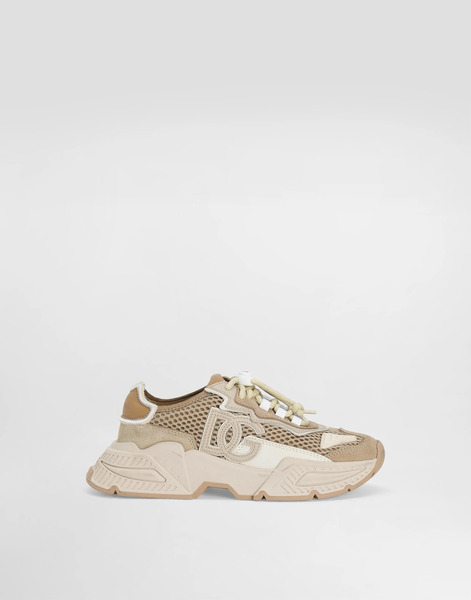  Dolce & Gabbana Daymaster Mesh, Split Calfskin And Down Sneakers - Homme Chaussures (27-40) Multicolor 32 