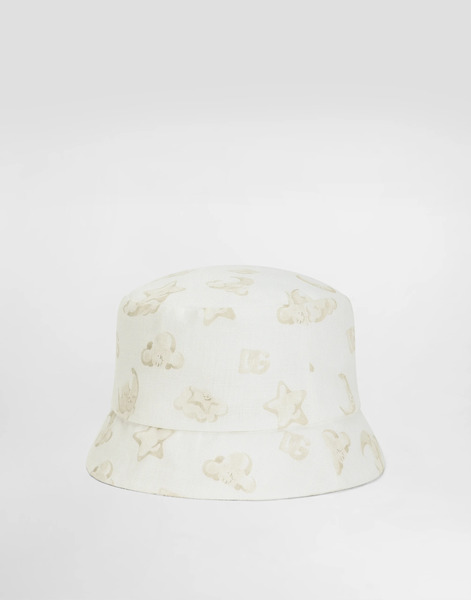  Dolce & Gabbana Fabric Bucket Hat With Moon And Stars Print - Homme Accessoires Et Porte-bébé Print Ii 