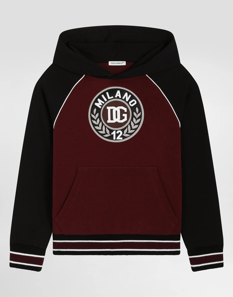  Dolce & Gabbana Hooded Sweatshirt With Embroidery - Homme T-shirts Et Sweat-shirts Multicolore 10 Years 