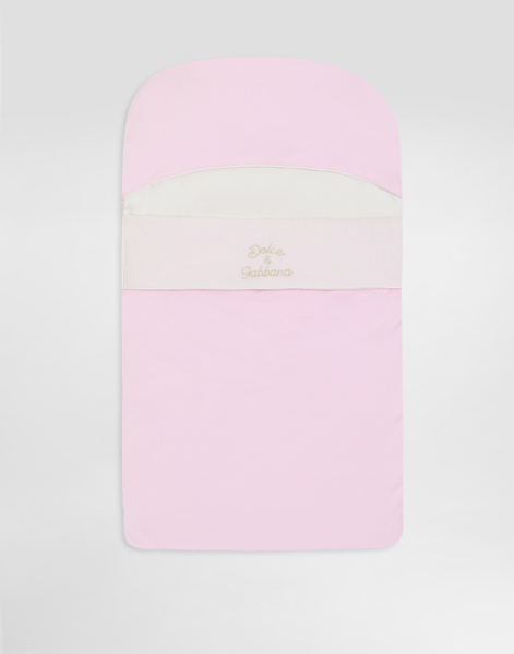  Dolce & Gabbana Interlock And Linen Baby Nest With Embroidery - Homme Accessoires Et Porte-bébé Rose Onesize 