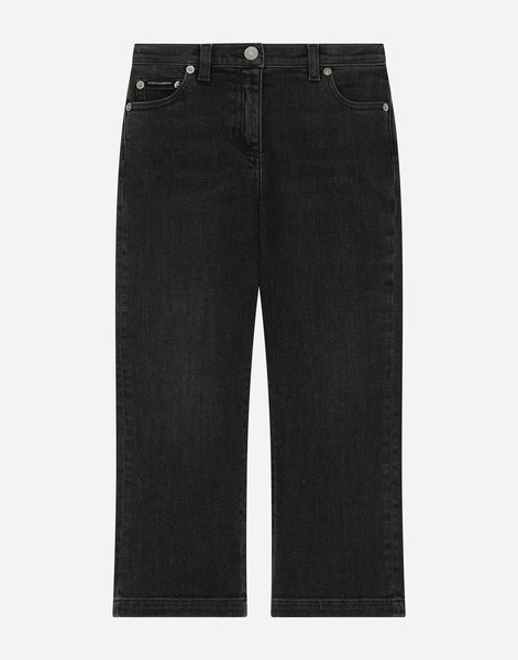  Dolce & Gabbana Jean 5 Poches En Denim Avec Plaquette à Logo - Femme Pantalons Et Jupes Multicolore 3 Years 