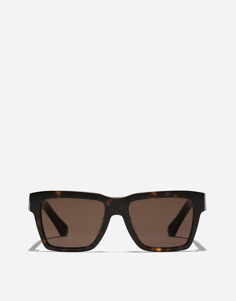  Dolce & Gabbana Lunettes De Soleil Mirror Logo - Homme Lunettes De Soleil Gris Havane Ac�tate Onesize 