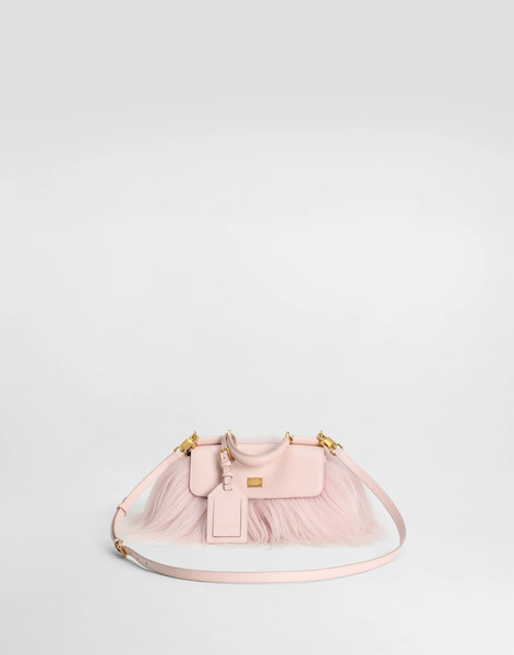  Dolce & Gabbana Mini My Sicily Handbag In Long-hair Goat Fur And Plongé Calfskin - Femme Sacs à Main Multicolor Onesize 