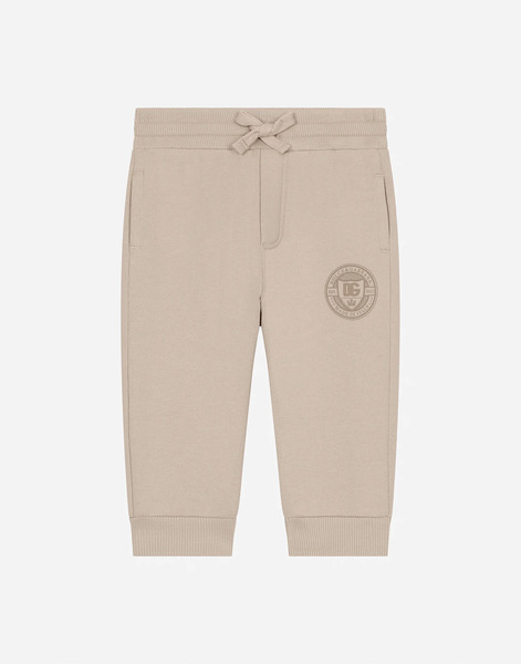  Dolce & Gabbana Pantalon De Jogging En Jersey Avec Logo Dg - Homme Pantalons Et Shorts Beige 9/12 Months 