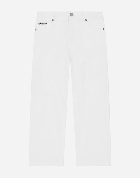  Dolce & Gabbana Pantalon 5 Poches En Denim à Accrocs - Femme Pantalons Et Jupes Multicolore Denim 10 Years 