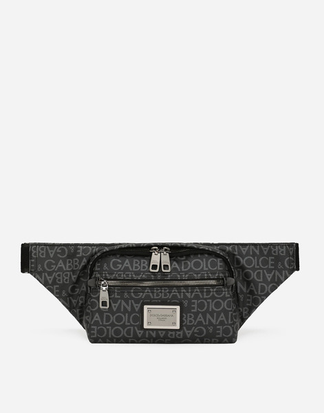  Dolce & Gabbana Petit Sac Banane En Jacquard Enduit - Homme Sacs à Dos Et Sacs Banane Multicolore Tissu Onesize 