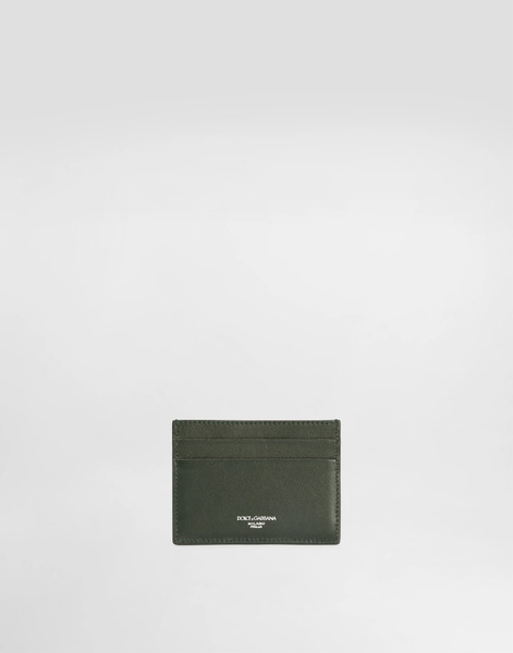  Dolce & Gabbana Plongé Woven Calfskin Card Holder - Homme Portefeuilles Et Petite Maroquinerie Multicolor Onesize 