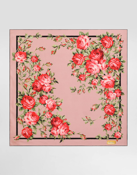  Dolce & Gabbana Rose Bouquet-print Silk Twill Scarf 90x90 - Femme écharpes Et Foulards Multicolor Onesize 