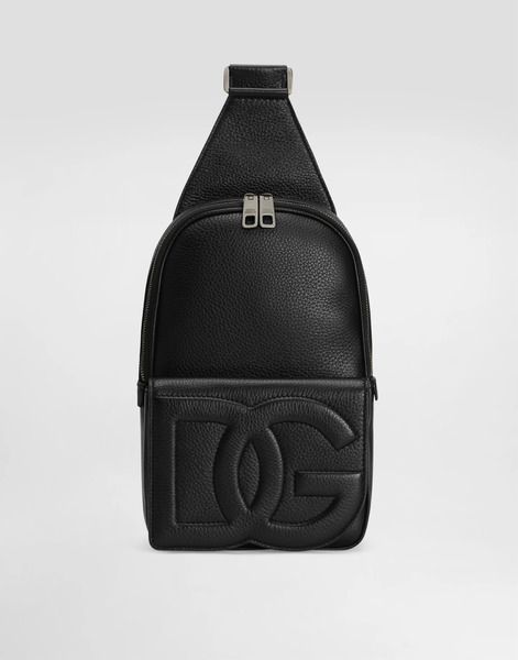  Dolce & Gabbana Sac à Dos Avec Bandoulière En Cuir De Cerf - Homme Sacs à Dos Et Sacs Banane Noir Onesize 