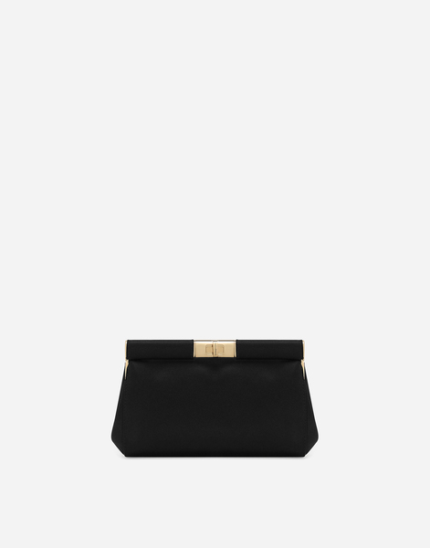  Dolce & Gabbana Sac D’épaule Marlene Petit Format - Femme Petits Sacs Et Pochettes Noir Viscose Onesize 