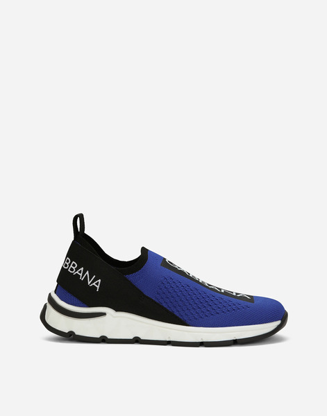  Dolce & Gabbana Sneakers Sorrento 2.0 En Fine Maille Stretch - Homme Chaussures (27-40) Bleu Tissu 36 