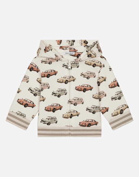  Dolce & Gabbana Sweat-shirt En Jersey Avec Capuche Et Imprimé - Homme Manteaux Et Hauts Imprimé 3/6 Months 