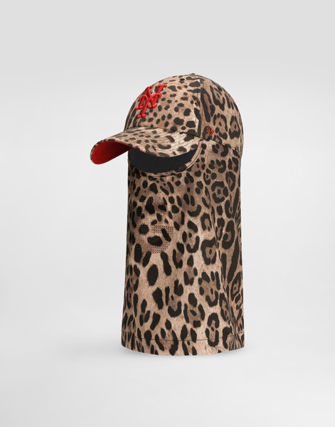  Dolce & Gabbana  X ’47 New York Mets Leo-print Balaclava - Homme Bonnets Et Gants Imprim� Animalier Onesize 