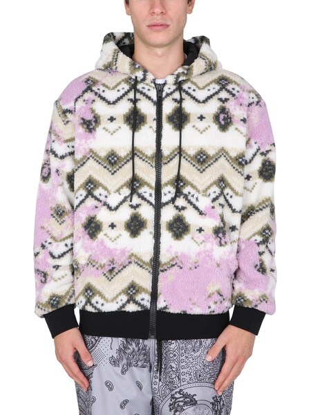  Msgm Fleece Sherpa Jacket 