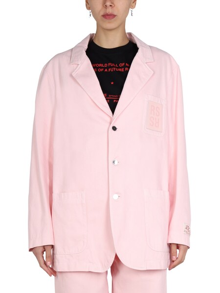  Raf Simons Logo Patch Jacket 