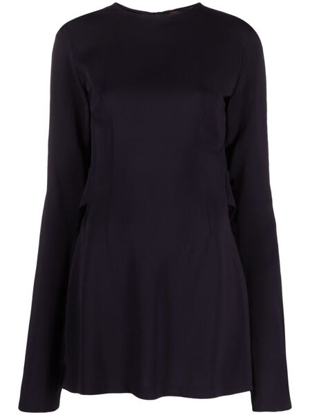  032c Robe Courte Structurée 'kicked Back' - Noir 