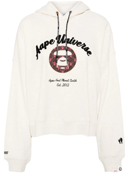  A Bathing Ape® Pull à Patch Logo - Tons Neutres 
