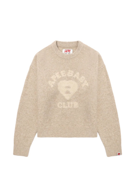  A Bathing Ape® Pull à Patch Logo - Tons Neutres 