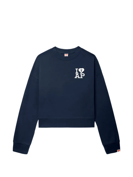  A Bathing Ape® Pull En Maille à Logo - Bleu 