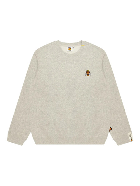  A Bathing Ape® Pull En Maille Jacquard - Gris 