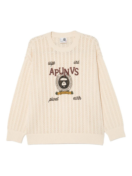  A Bathing Ape® Pull Moonface - Tons Neutres 