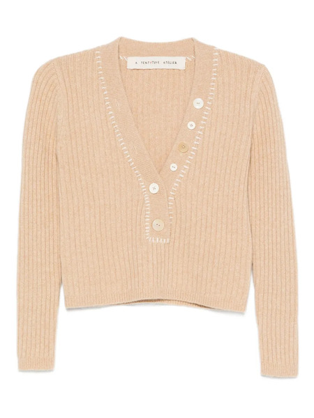  A Tentative Atelier Pull Crop - Tons Neutres 