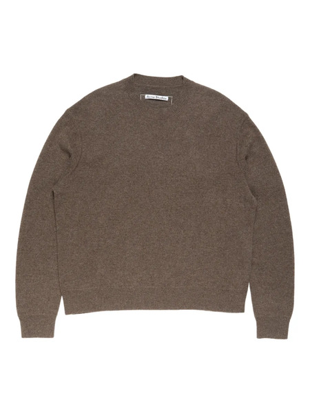  Acne Studios Pull à Col Rond - Marron 