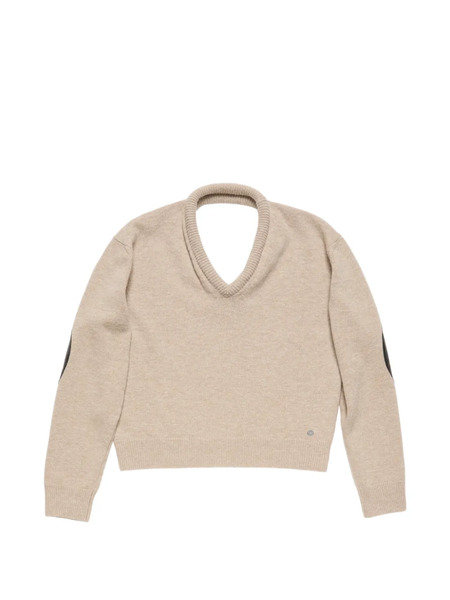  Acne Studios Pull à Col V - Tons Neutres 