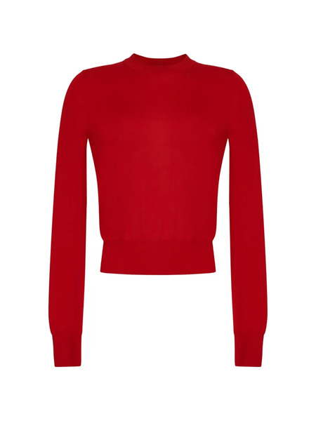  Adam Lippes Pull Didion En Maille Fine - Rouge 