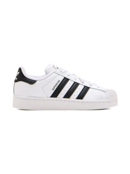  Adidas Kids Baskets Superstar à Trois Bandes Signature - Blanc 