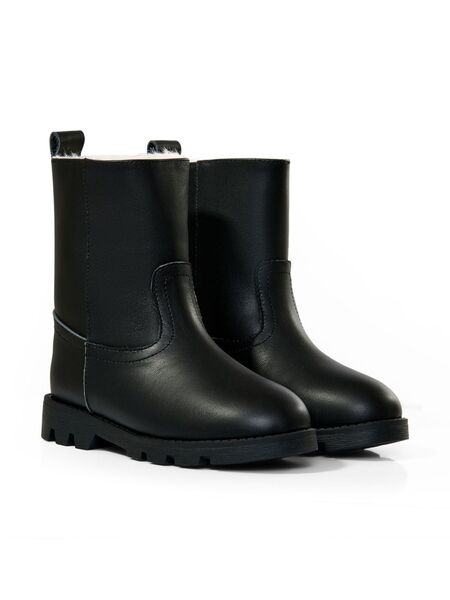  Age Of Innocence Bottines Carine En Cuir - Noir 